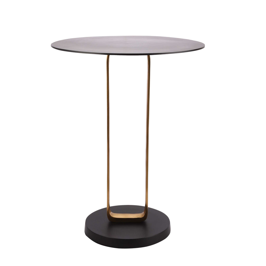 Majestic Irwin's Rectangle Brass Table | Gold/Black Table for Sleek Style