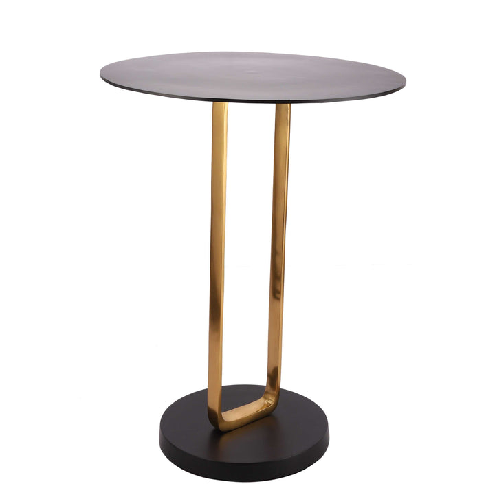 Majestic Irwin's Rectangle Brass Table | Gold/Black Table for Sleek Style