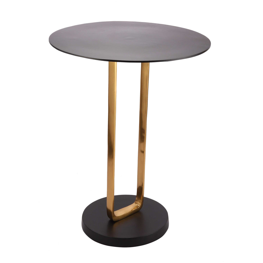 Majestic Irwin's Rectangle Brass Table | Gold/Black Table for Sleek Style