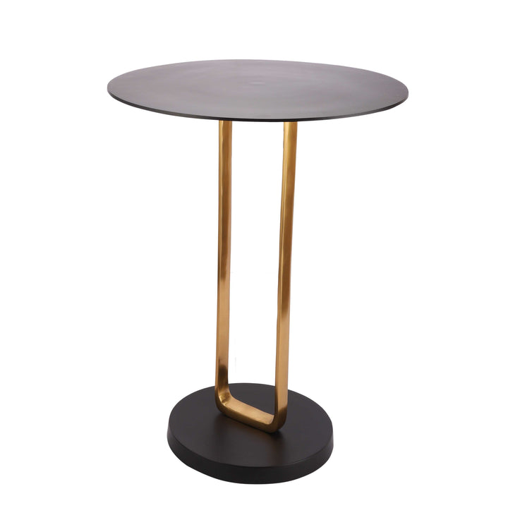 Majestic Irwin's Rectangle Brass Table | Gold/Black Table for Sleek Style