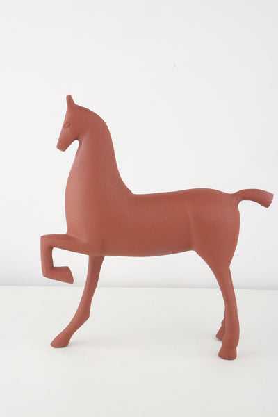 Enigmatic Equine Grace Sculpture | Elegant Metal Horse Art for Any Space
