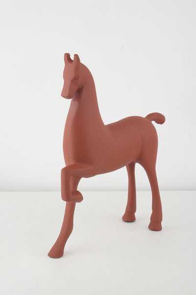Enigmatic Equine Grace Sculpture | Elegant Metal Horse Art for Any Space