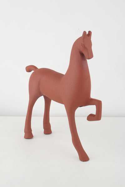Enigmatic Equine Grace Sculpture | Elegant Metal Horse Art for Any Space