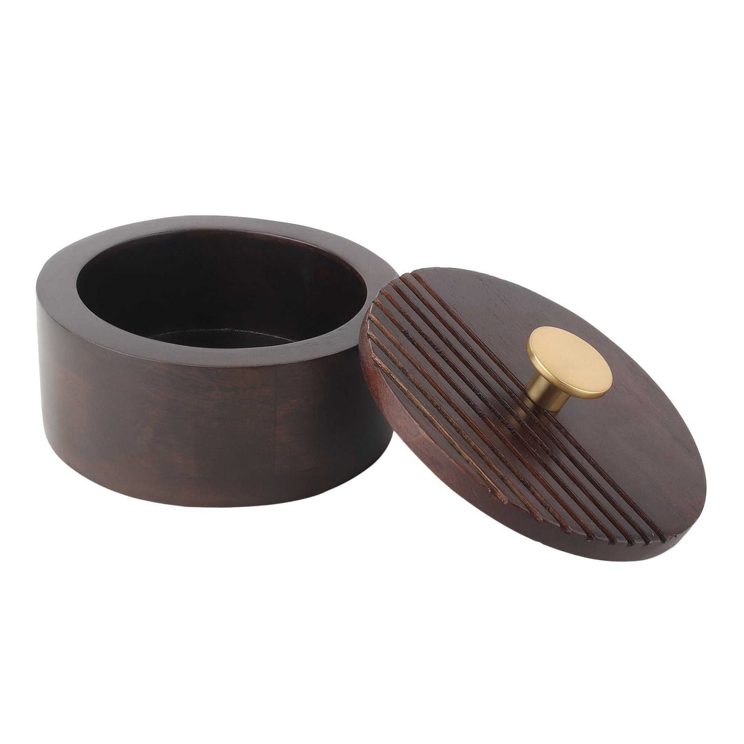 Artisan’s Stripes Trinket Haven | Handcrafted Striped Keepsake Box
