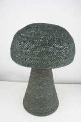 Luna Meadowgrass Mushroom Lamp | Light Blue & Green Glow