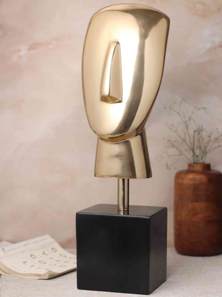 Marble Muse Abstract Visage | Artistic Sculpture for Modern Spaces