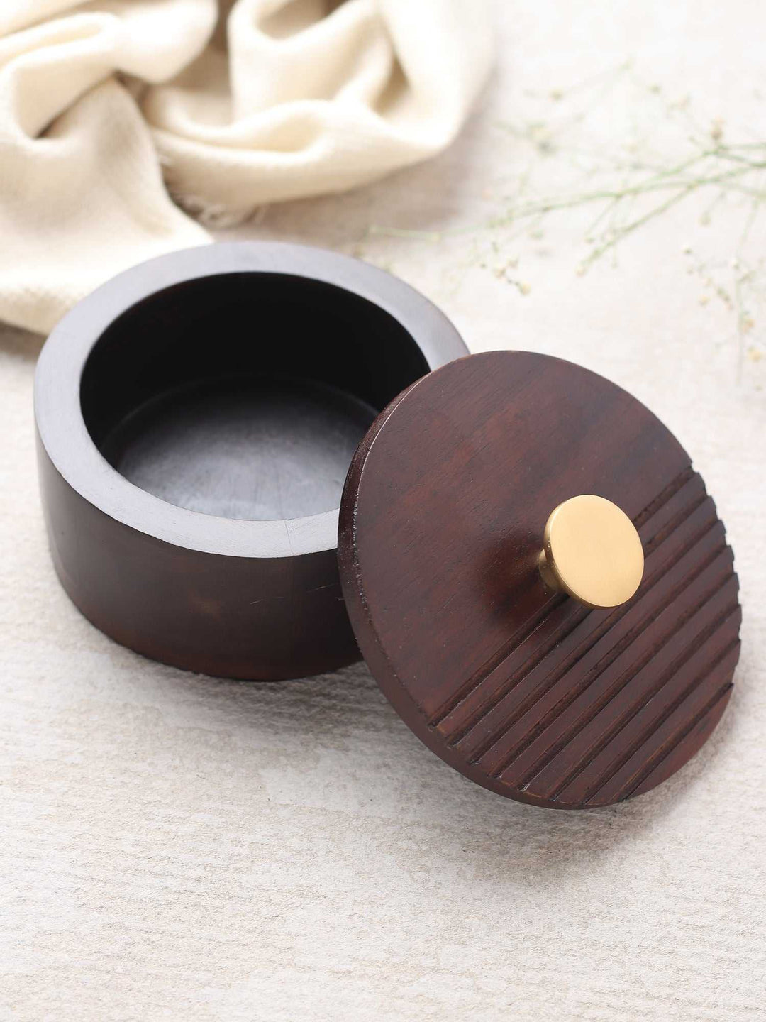 Artisan’s Stripes Trinket Haven | Handcrafted Striped Keepsake Box
