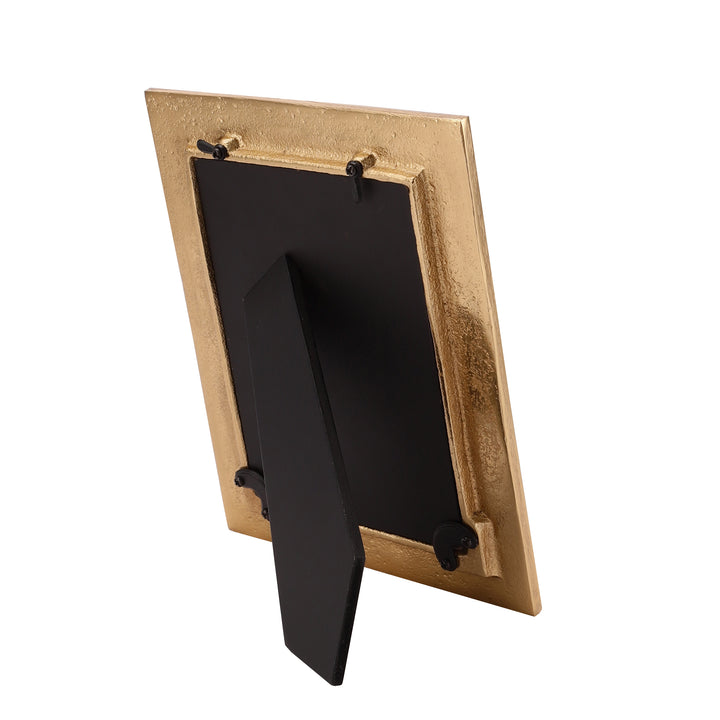 Leaf Pattern Photo Frame Gold Large Size
