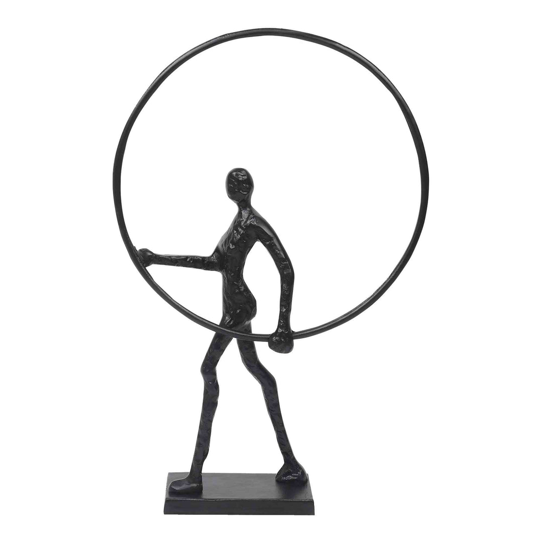 Enigmatic Embrace Unity Art | Abstract Sculpture for Thoughtful Spaces