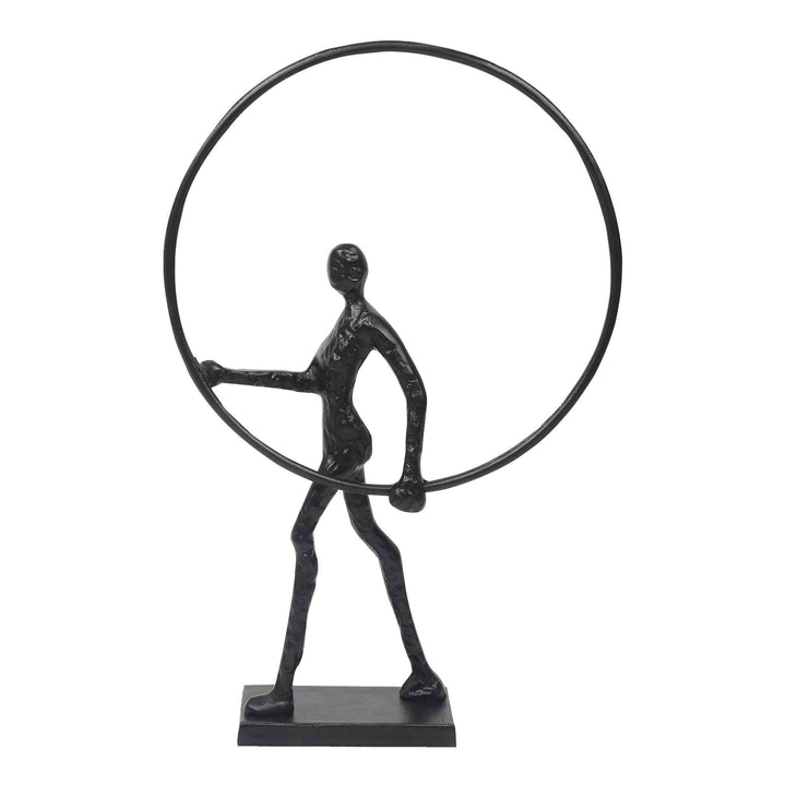 Enigmatic Embrace Unity Art | Abstract Sculpture for Thoughtful Spaces