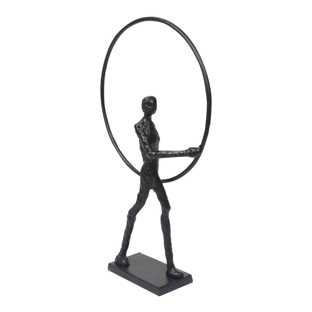 Enigmatic Embrace Unity Art | Abstract Sculpture for Thoughtful Spaces