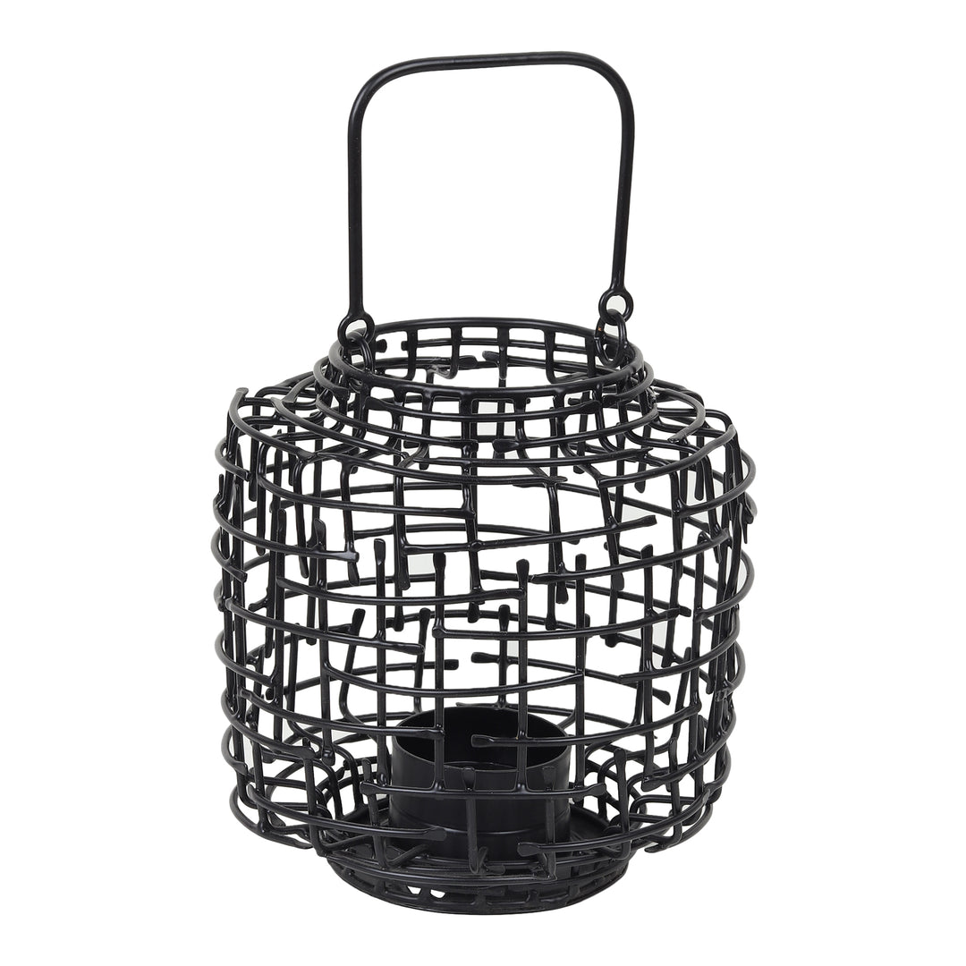 Basketweave Rustic Tealight | Cozy Woven Holder for Warm Lighting