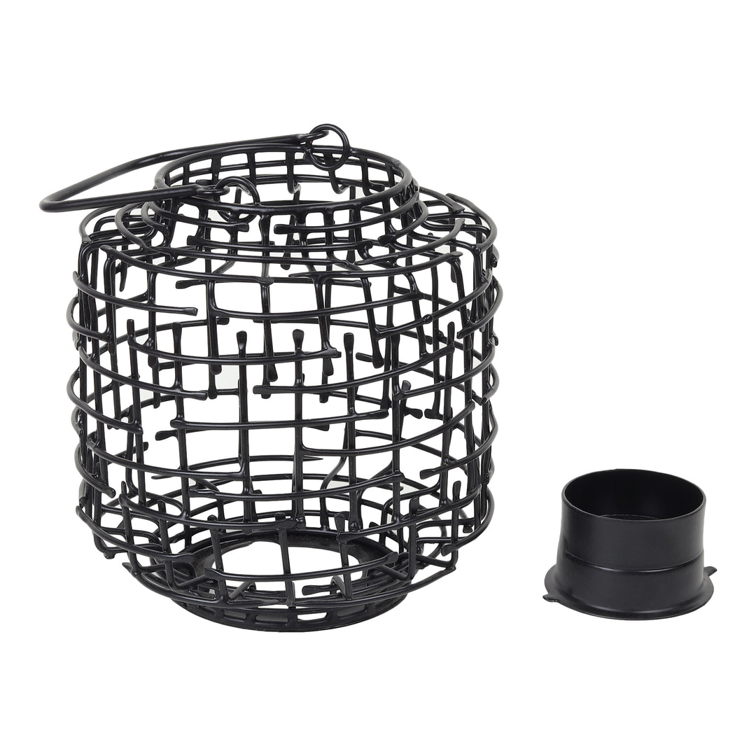 Basketweave Rustic Tealight | Cozy Woven Holder for Warm Lighting