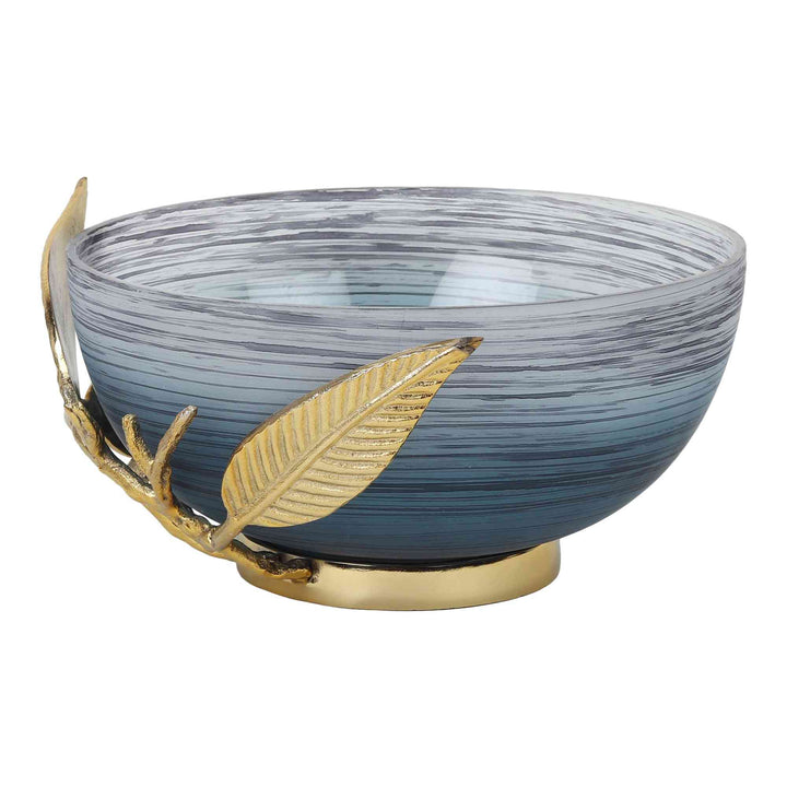 Enchanted Vine Glass Centerpiece | Vine-Wrapped Bowl for Stunning Tables