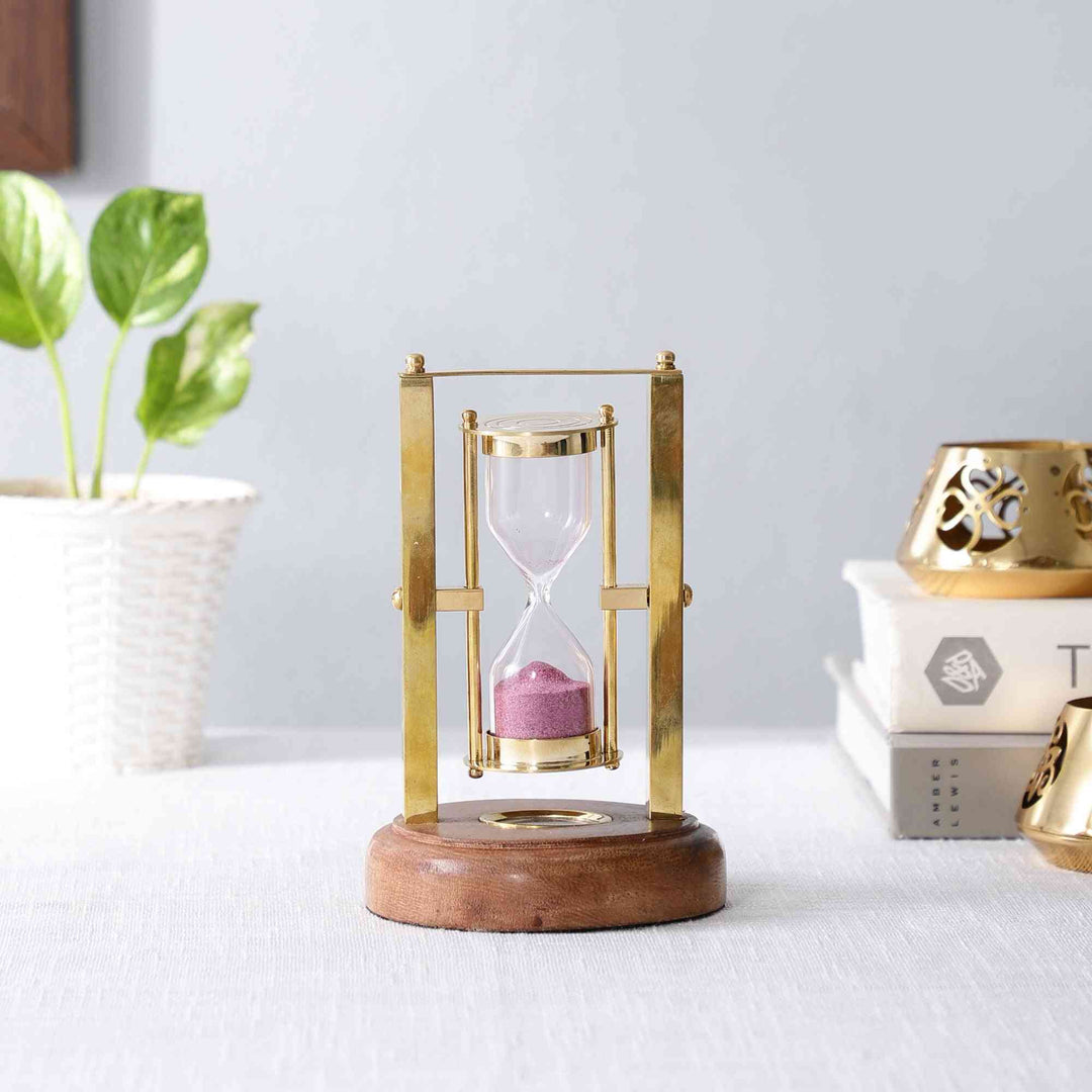 Marshal’s Hourglass Time Relic | Timeless Decor for Desks or Shelves