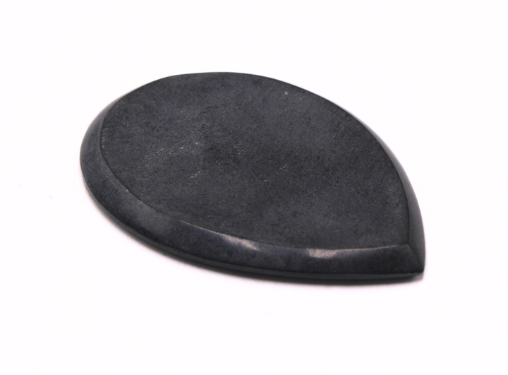 Black Soapstone Oval Plain Soapdish Handcrafted Decorative Accent