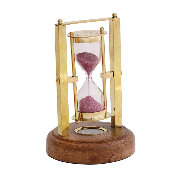 Marshal’s Hourglass Time Relic | Timeless Decor for Desks or Shelves
