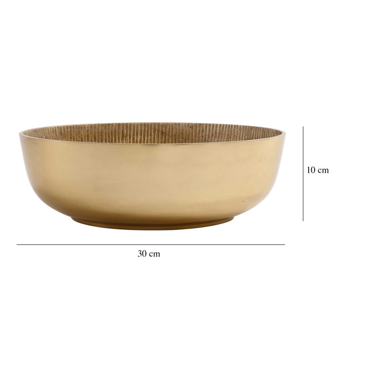 Shining Gold Accent Bowl | Luxurious Gold Bowl for Table Displays