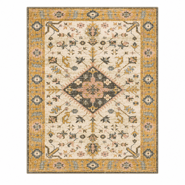 Expobazaar Washable Anti Slip Printed Flannel Rug In a Box