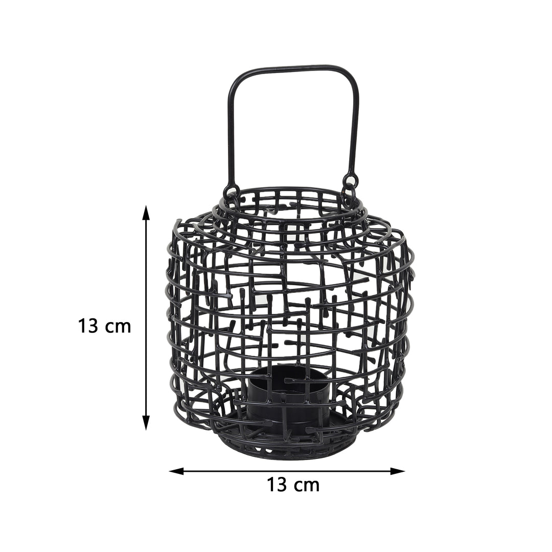 Basketweave Rustic Tealight | Cozy Woven Holder for Warm Lighting