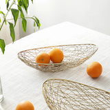 Vivian Gold Decorative Basket | Luxury Decor Storage | Metal Organizer for Your Home