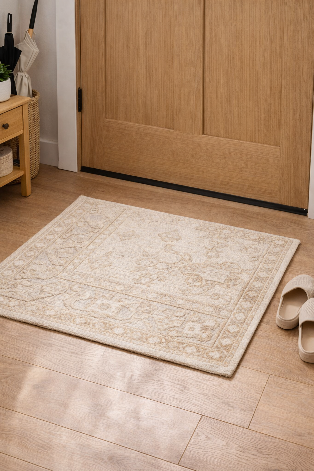 Denzel Hand Knotted Wool Rug for Entryways