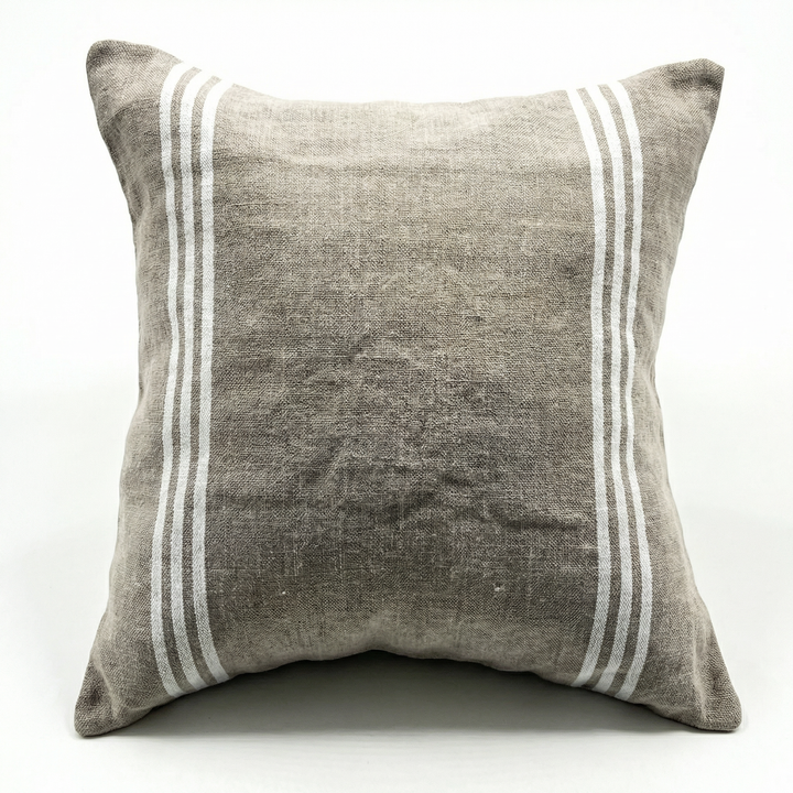 Premium Cotton Woven Stripe Cushion Covers – Set of 2