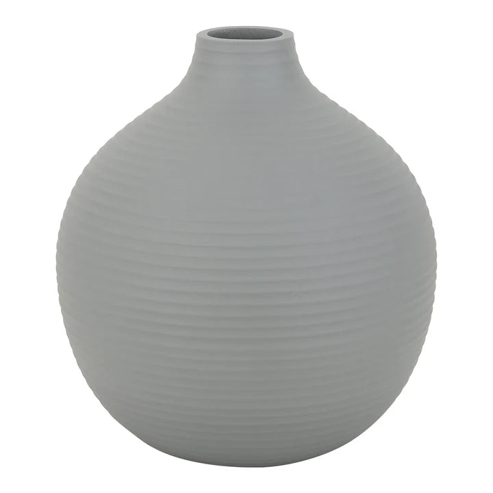 Bella Enamel Vase – Modern Botanical Charm in Peach, Blue & Pistachio