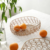 Meza Copper Metal Storage Wired Basket | Organizing & Styling