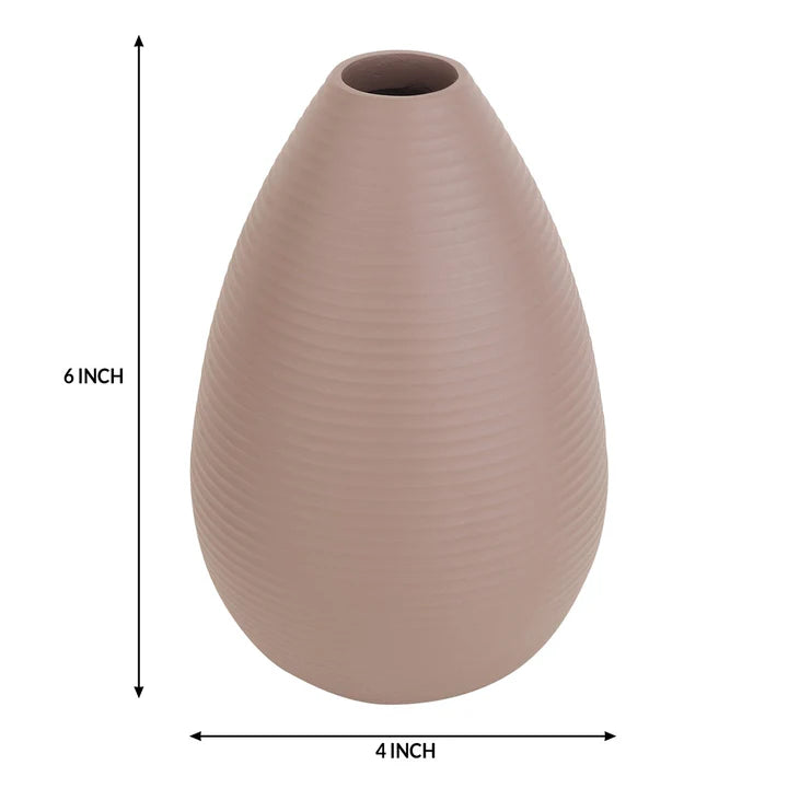 Klova Vase – Nature-Inspired Ceramic Accent in Mint Pistachio & Pink