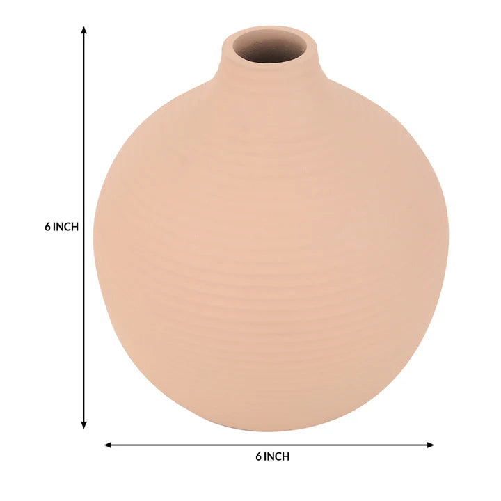 Bella Enamel Vase – Modern Botanical Charm in Peach, Blue & Pistachio