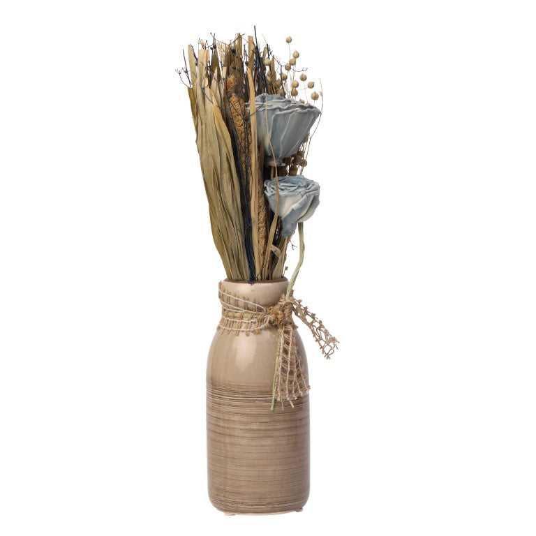 Macie Ocean Blue Grand Bloom | Large Blue Floral for Serene Arrangements