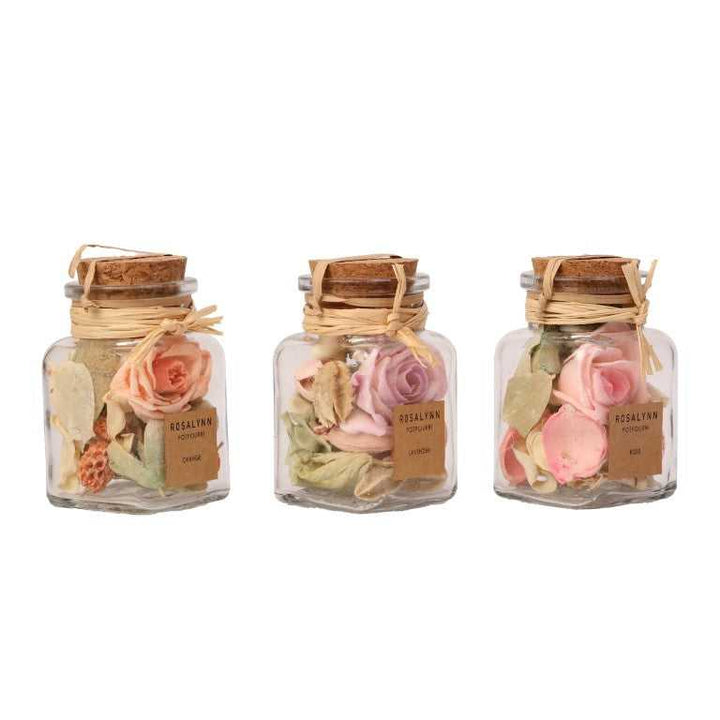 Lea Pastel Lilac Potpourri | Fusia/Lavender/Peach Set for Floral Charm