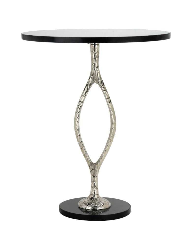 Marble Patterned Table with Metal Body | Luxurious Table for Majestic Decor