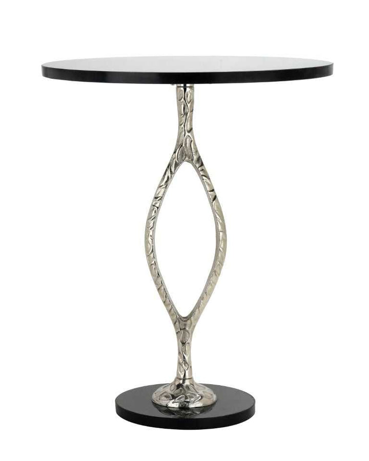 Marble Patterned Table with Metal Body | Luxurious Table for Majestic Decor