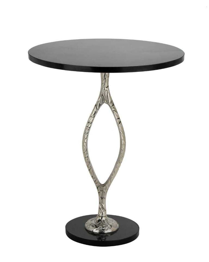 Marble Patterned Table with Metal Body | Luxurious Table for Majestic Decor