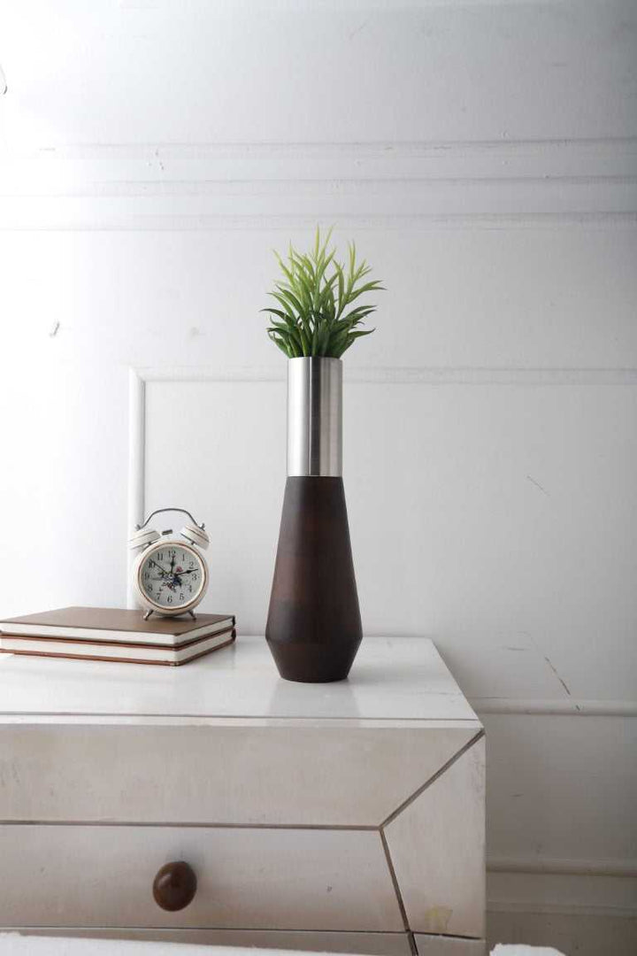 Tall Deidra Brass Majesty Vase | Grand Brass Vase for Bold Displays