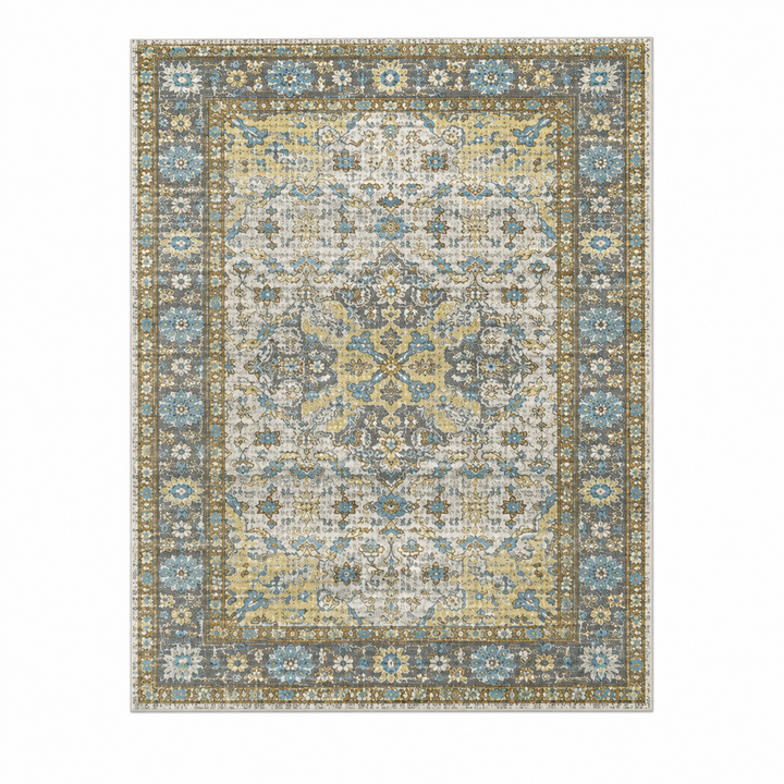 Expobazaar Washable Anti Slip Printed Flannel Rug In a Box