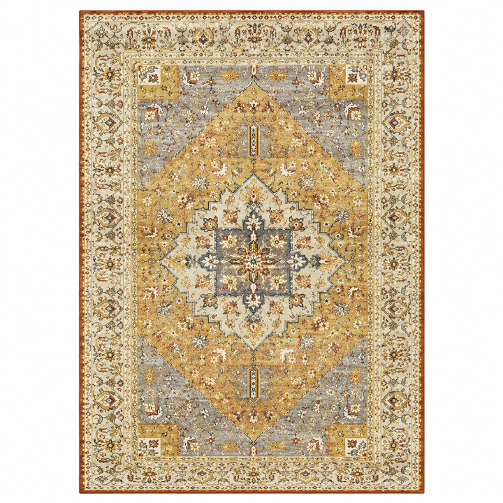 Expobazaar Washable Anti Slip Printed Flannel Rug In a Box