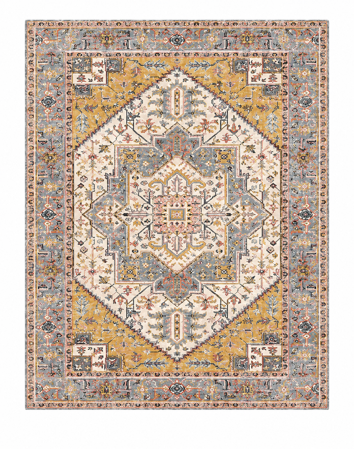 Expobazaar Washable Anti Slip Printed Flannel Rug In a Box