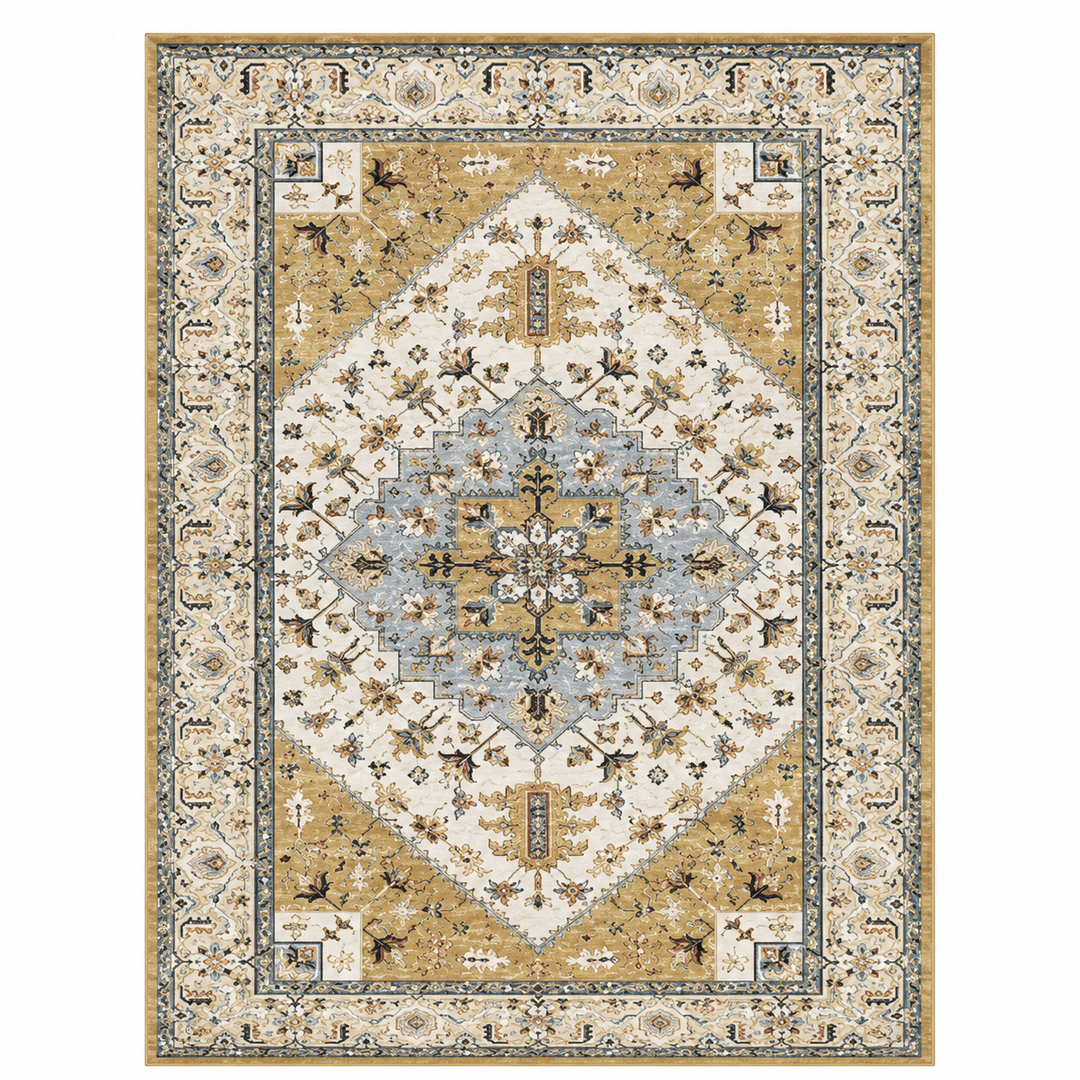 Expobazaar Washable Anti Slip Printed Flannel Rug In a Box