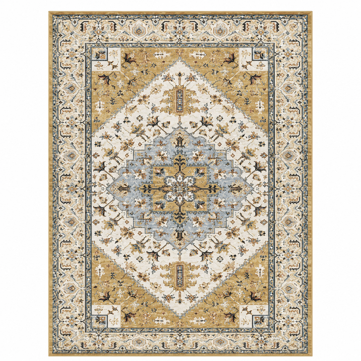 Expobazaar Washable Anti Slip Printed Flannel Rug In a Box